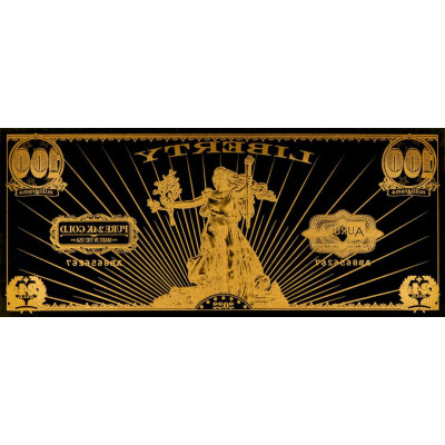 St. Gaudens' Liberty - 24k Gold Bill - Any Year